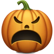 crying pumpkin  sticker