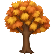 Autumn tree sticker