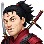 Fierce Samurai sticker