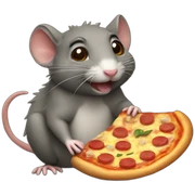 Pizza rat sticker