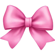 Pink bow  sticker