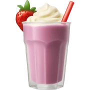 Smoothie with cream sticker