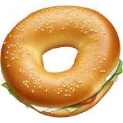 bagel sandwich sticker