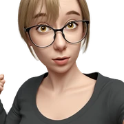 realistic portrait of girl sticker