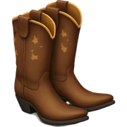 Cowboy boots sticker