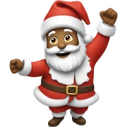 Dancing Santa sticker