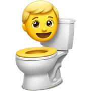 Toilet  sticker