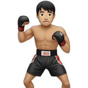 thai boxer sticker