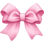 Baby pink bow  sticker