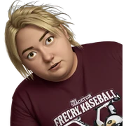 blonde boy with piercings sticker