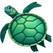 Sea turtle sticker