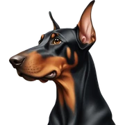 Doberman sticker