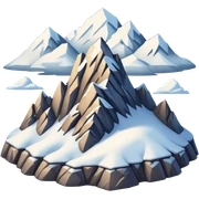 Mountain sticker