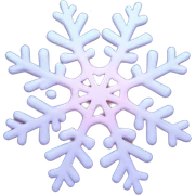 pastel pink snowflake  sticker