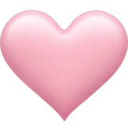 pastel pink heart sticker