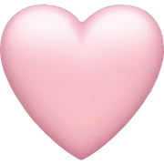 Light pink heart sticker