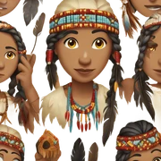 Native American  sticker