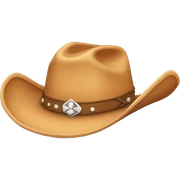Cowgirl hat sticker