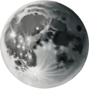 Moon sticker