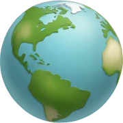 globe south america sticker
