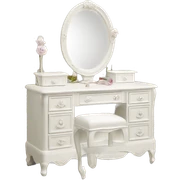 Coquette shabby chic white vanity  sticker