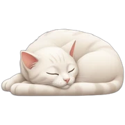 Cat sleep sticker