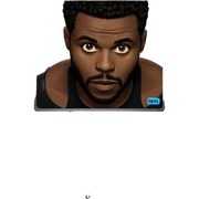 dark-skinned male with beard sticker