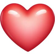 A cute heart  sticker