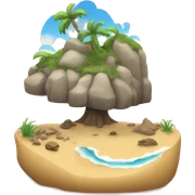 Sea coast sticker