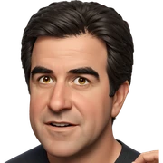 portrait of modern young male sticker