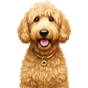Golden doodle sticker