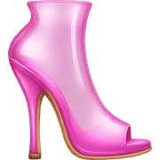 Pink glass highheels sticker