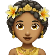 Balinese girl sticker
