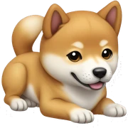 Shiba Inu puppy sticker