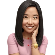 smiling girl with heart necklace sticker