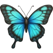 Mariposa azul  sticker
