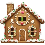 Gingerbread house sticker