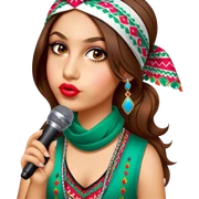 Colorful Singer sticker
