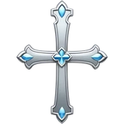 Cross sticker
