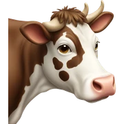 cow sticker