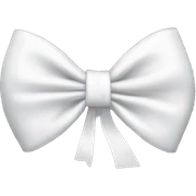 white bow sticker