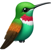 Hummingbird sticker