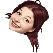 smiling girl with piercings sticker