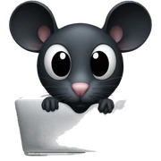 Black rat behin black macbook pro hacking sticker