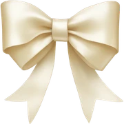 Vanilla ribbon sticker