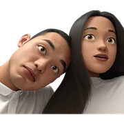 realistic portrait in white shirt sticker