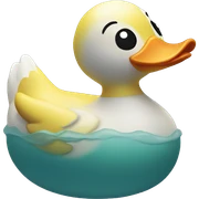 Rubber duck sticker