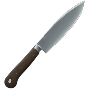 fuzzy knife sticker