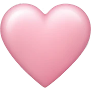Light pink heart sticker