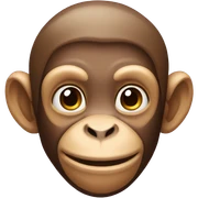 Monkey sticker